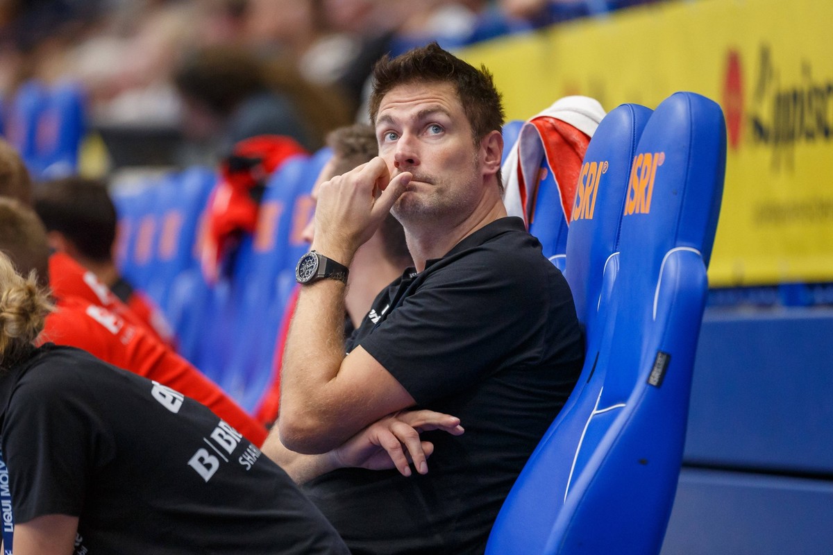 Carsten Lichtlein MT Melsungen, Towart-Trainer GER, TBV Lemgo Lippe vs. MT Melsungen, Handball, 1. Bundesliga, 6. Spieltag, Spielzeit 2023/2024, 24.09.2023 GER, TBV Lemgo Lippe vs. MT Melsungen, Handb ...