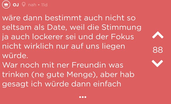 Erstmal Mut antrinken – das können wir gut verstehen.