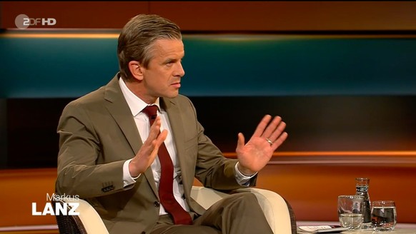 Moderator Markus Lanz nahm eine eher zurückhaltende Rolle ein in der Diskussion an diesem Mittwochabend.