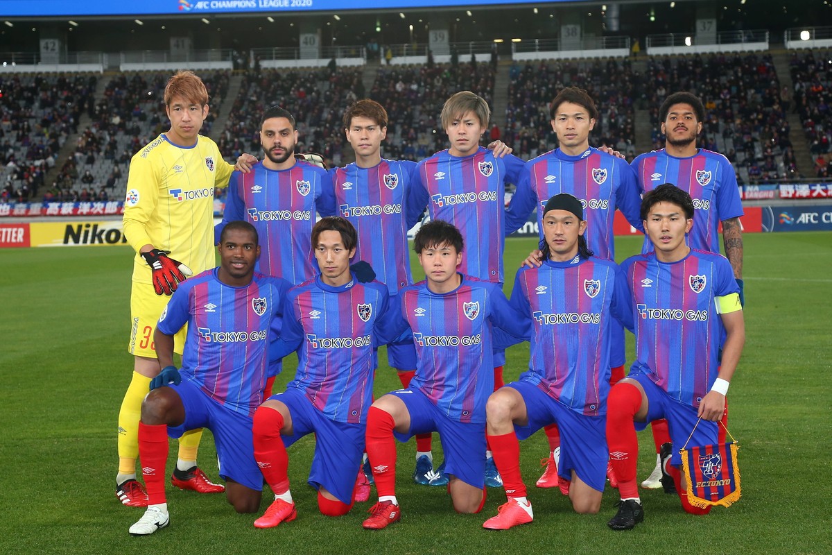 FC Tokyo team group, Mannschaftsbild, Totale line-up pose before the AFC Champions League 2020 Group F match between FC Tokyo 1-0 Perth Glory FC at Tokyo Stadium in Tokyo, Japan. on February 18, 2020 ...