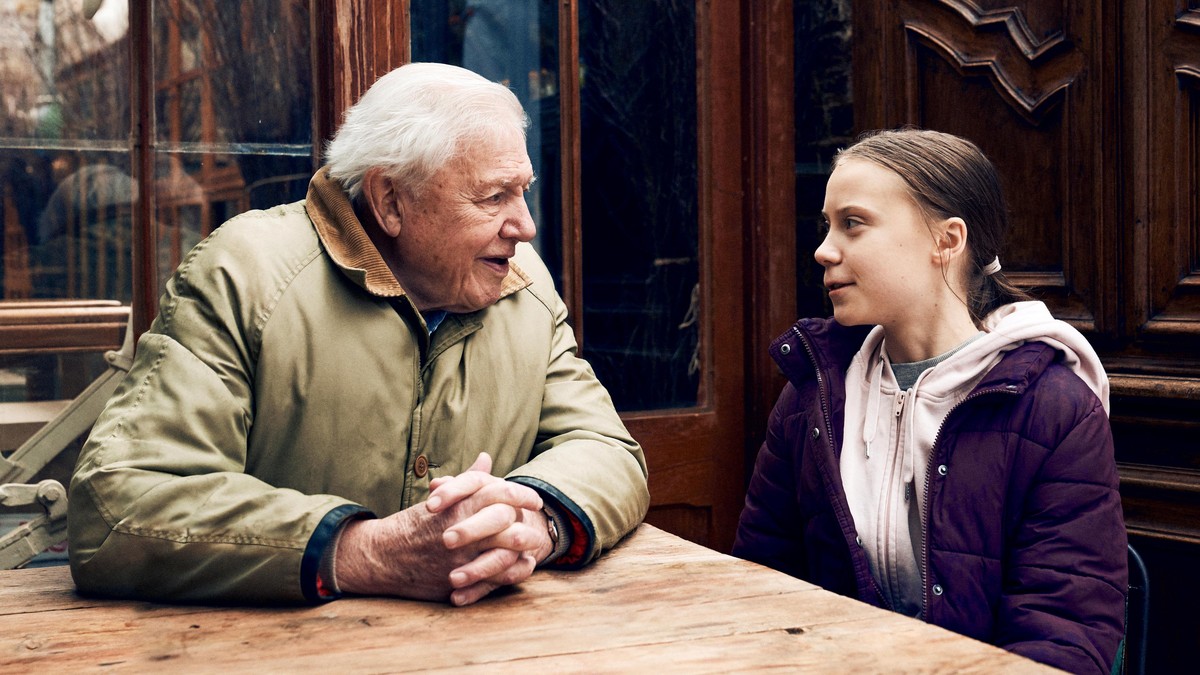Er ist für Greta eine große Inspiration: Naturforscher Sir David Attenborough.