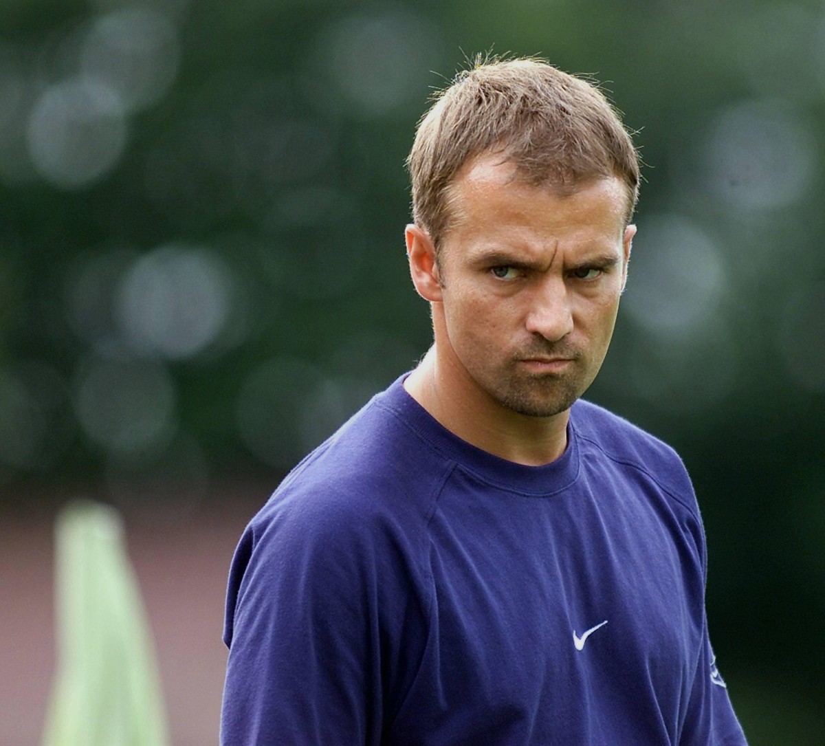 Bildnummer: 09651221 Datum: 19.08.2000 Copyright: imago/Pressefoto Baumann
VFL Kirchheim/Teck - TSG Hoffenheim Trainer Hoffenheim Flick Hansi ; Fu�ball 2000 2001 2000 quadrat
Image number 0965122 ...