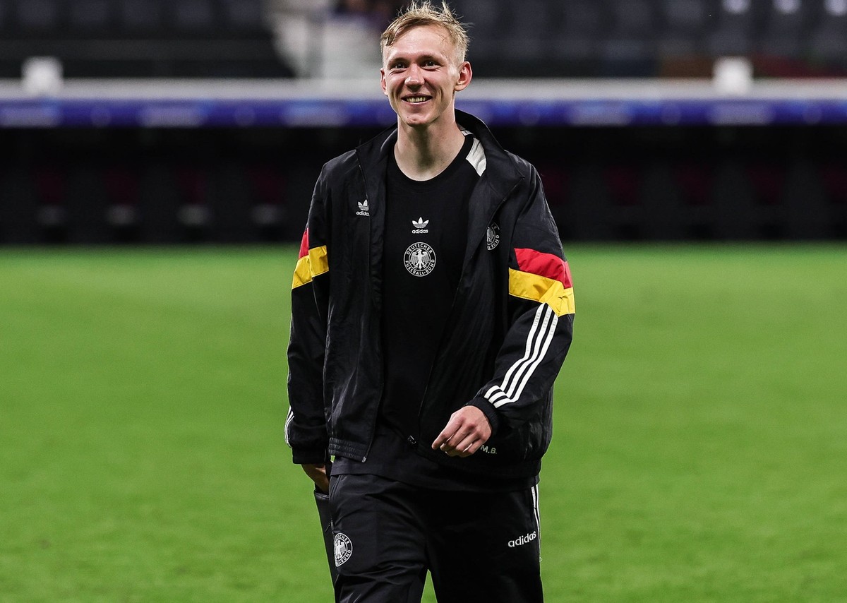 Fussball, UEFA EURO, EM, Europameisterschaft,Fussball 2024 Gruppe A - 3.Spieltag Schweiz - Deutschland 23.06.2024, Frankfurt Arena Maximilian Beier Deutschland, 14 Frankfurt am Main Frankfurt Arena He ...