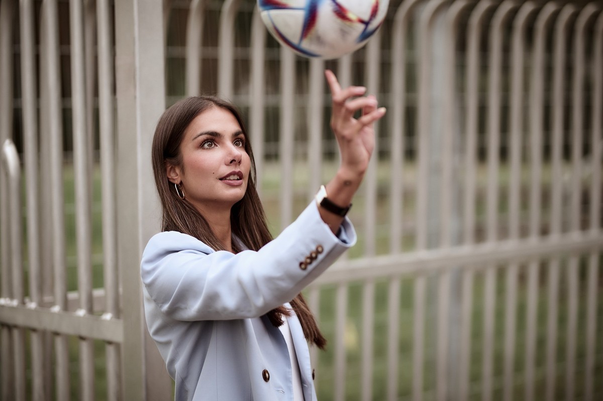 Lea Wagner moderierte ihre erste Sportsendung bereits im Alter von 23 Jahren.