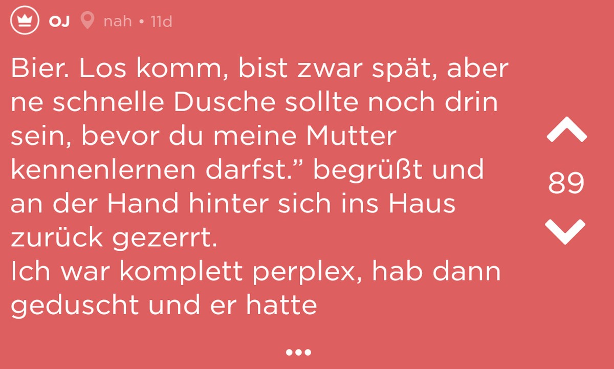 Tinder Jodel - Sammlung