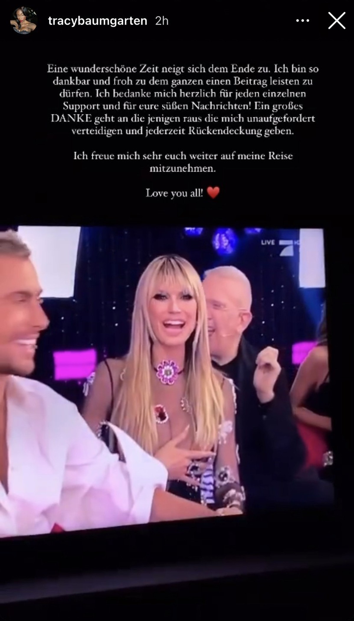So reagierte Heidi Klum auf diesen Moment.