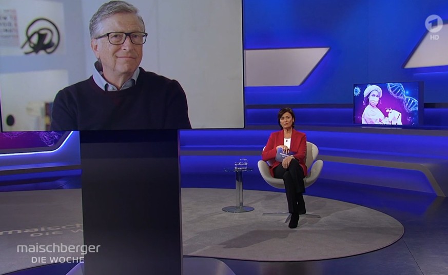 Die Kurzfassung des Interviews mit Bill Gates wurde am Mittwochabend bei "Maischberger. Die Woche" ausgestrahlt.