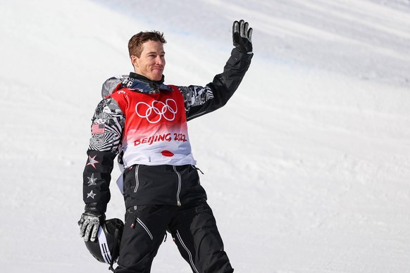 Shaun White feierte in Peking seinen Abschied von den Olympischen Spielen.