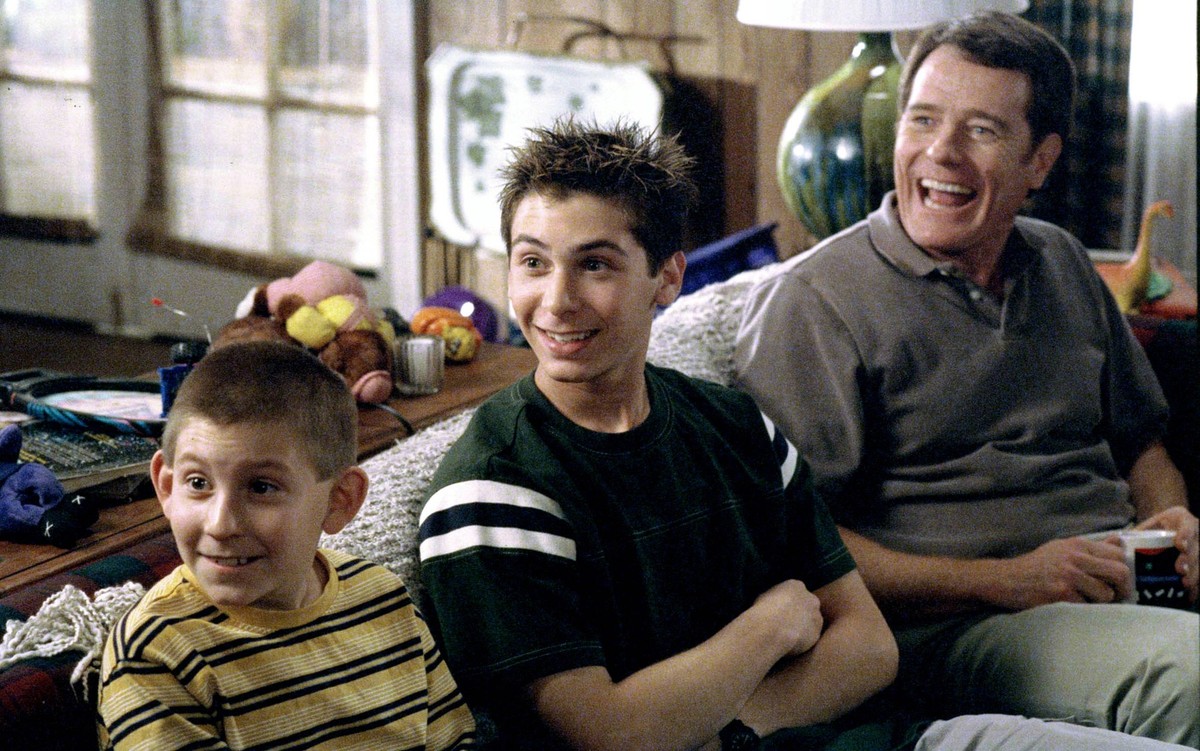 Erik Per Sullivan, Justin Berfield &amp; Bryan Cranston Characters: Dewey,Reese &amp; Hal Television: Malcolm In The Middle : Season 4 2002 03 November 2002 PUBLICATIONxINxGERxSUIxAUTxONLY Copyright:  ...