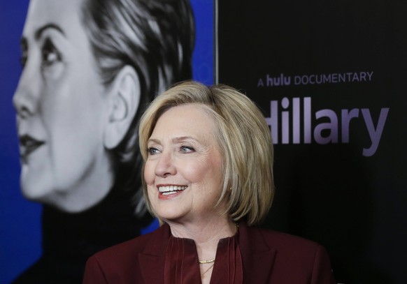 Hillary Rodham Clinton arrives on the red carpet at the New York premiere of Hillary at Directors Guild of America Theater on Wednesday, March 4, 2020 in New York City. PUBLICATIONxINxGERxSUIxAUTxHUNx ...