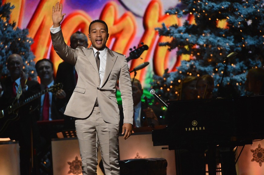 NASHVILLE, TN - NOVEMBER 03: John Legend performs during the 2012 Country Christmas concert on November 3, 2012 at the Bridgestone Arena in Nashville, Tennessee.

The special airs Thursday, December 2 ...