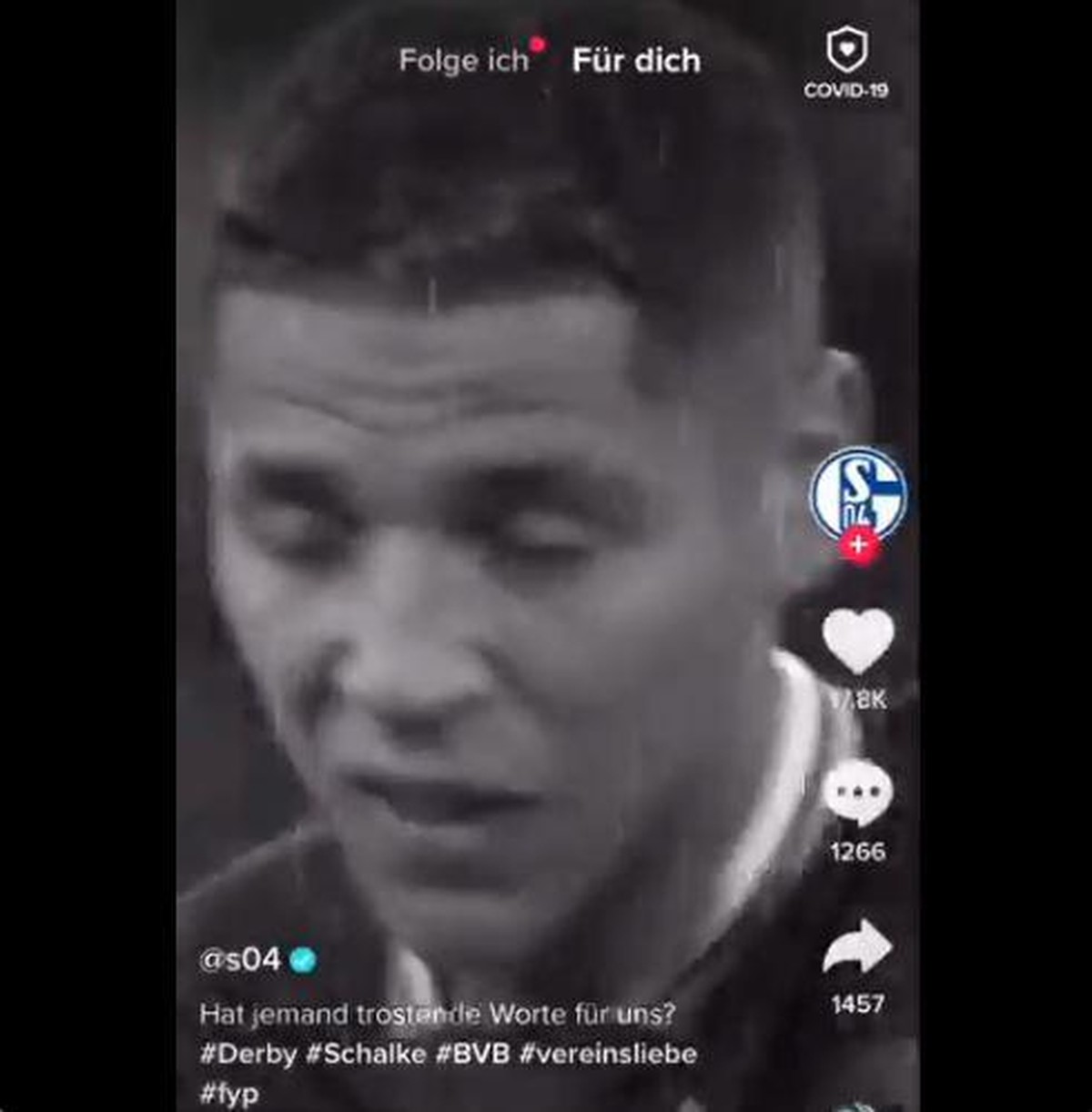 So sieht es aus: Amine Harit kommt auch vor in dem Video.