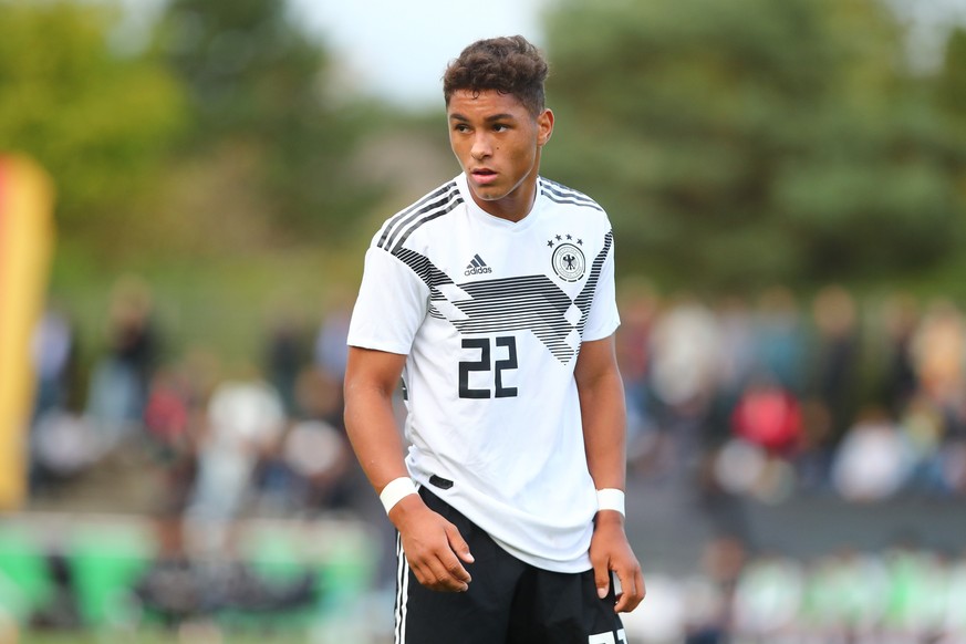 Armindo Sieb Deutschland Deutschland vs Belgien, U17, U 17 Laenderspiel, 05.09.2019 DFB regulations prohibit any use of photographs as image sequences and/or quasi-video. Deutschland vs Belgien, U17-L ...