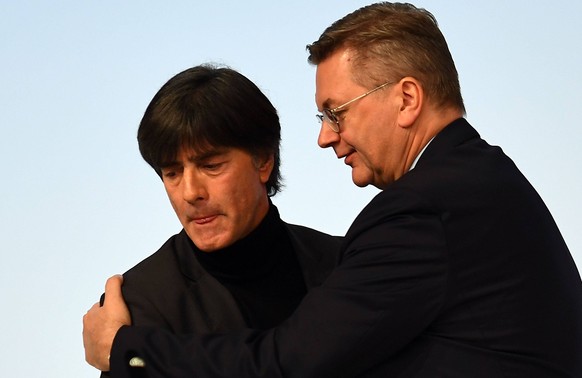 Jogi Löw und Reinhard Grindel.