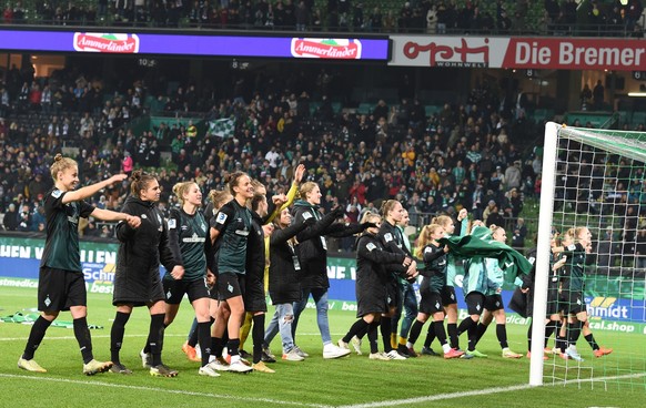 Das Spiel der Werder-Frauen gegen den SC Freiburg am 26. November fand vor rund 20.000 Zuschauer:innen statt.