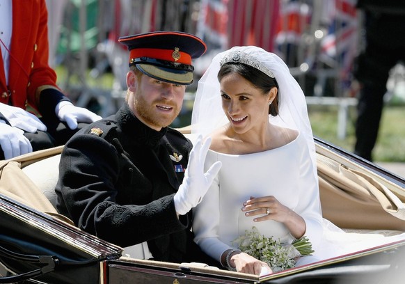 . 19/05/2018. Windsor, United Kingdom. The Royal Wedding of Prince Harry and Meghan Markle in Windsor, United Kingdom. PUBLICATIONxINxGERxSUIxAUTxHUNxONLY xi-Images/Poolx IIM-17793-0098