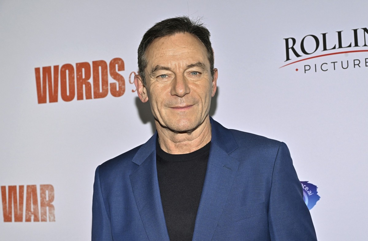 Jason Isaacs attends the premiere of "Words of War" at Village East by Angelika on Wednesday, April 30, 2025, in New York. (Photo by Evan Agostini/Invision/AP)