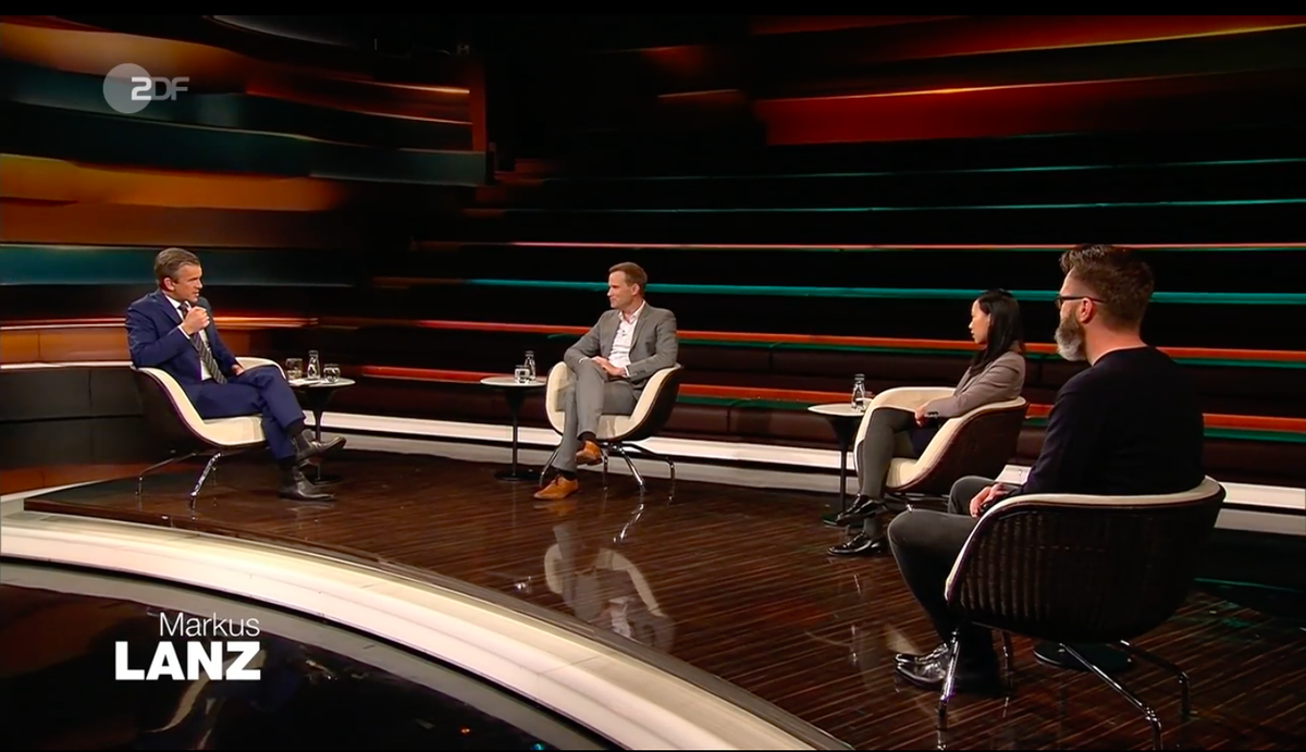 Die Talkrunde bei "Markus Lanz" vom 3. Februar 2021.