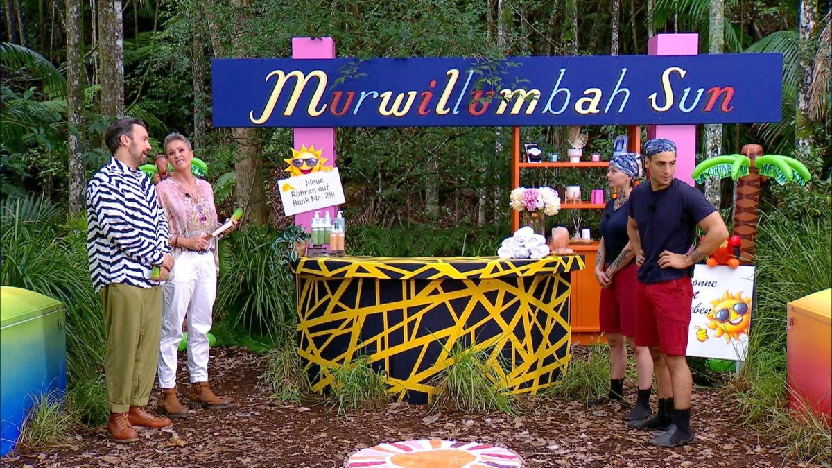 Diesmal treten Timur Ülker und Edith Stehfest zur Dschungelprüfung "Murwillumbah Sun" an. Nach Anna-Carinas frühzeitigem Abbruch haben sie jetzt die Chance, bis zu sechs Sterne fürs Camp zu ...