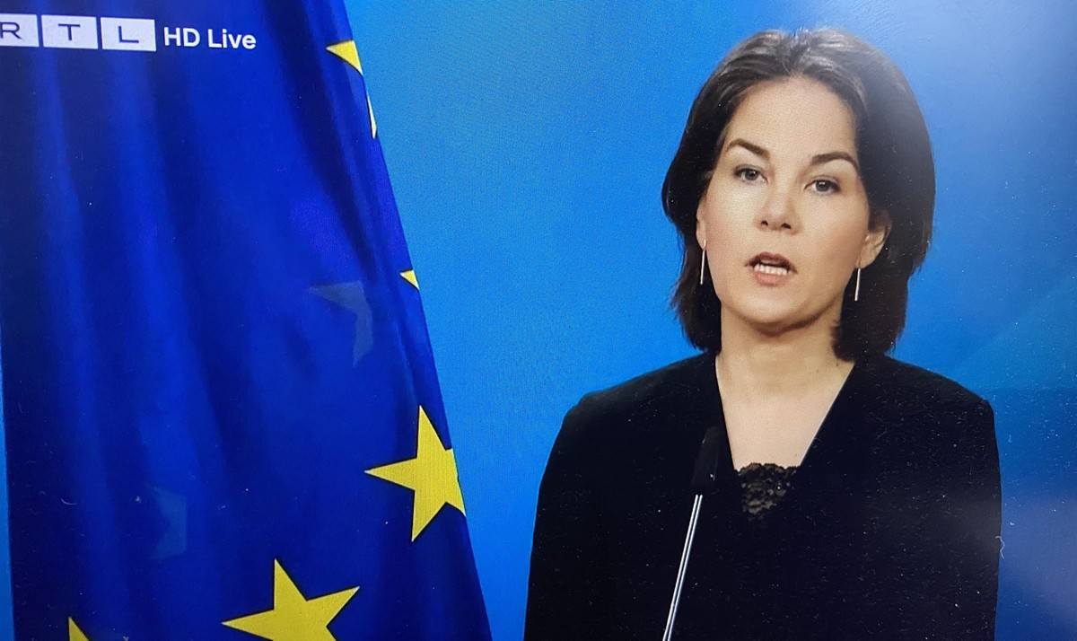 RTL veröffentlichte die Rede von Annalena Baerbock.