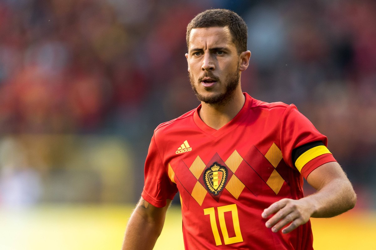 Eden Hazard of Belgium during the friendly match between Belgium and Portugal at the Koning Boudewijn stadium on June 2, 2018 in Brussels, Belgium Friendly 2017/2018 xVIxVIxImagesx/xGerritxvanxKeulenx ...