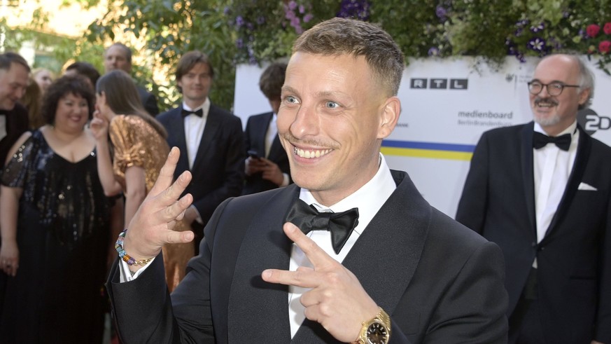 Felix Lobrecht bei der 73. Verleihung des Deutschen Filmpreises 2023 im Theater am Potsdamer Platz. Berlin, 12.05.2023 *** Felix Lobrecht at the 73 German Film Award 2023 ceremony at the Theater am Po ...