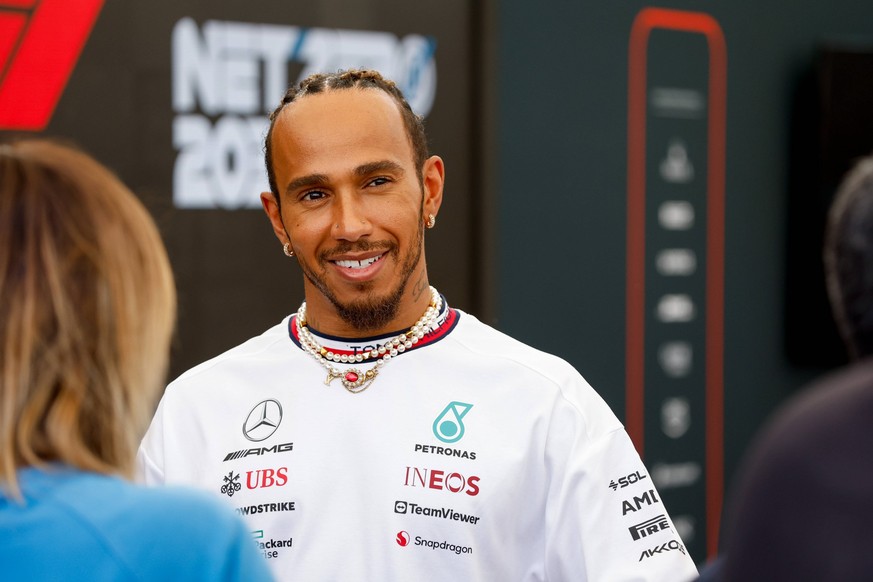 44 Lewis Hamilton GBR, Mercedes-AMG Petronas F1 Team, F1 Grand Prix of Abu Dhabi at Yas Marina Circuit on November 23, 2023 in Abu Dhabi, United Arab Emirates. Photo by HOCH ZWEI Abu Dhabi United Arab ...