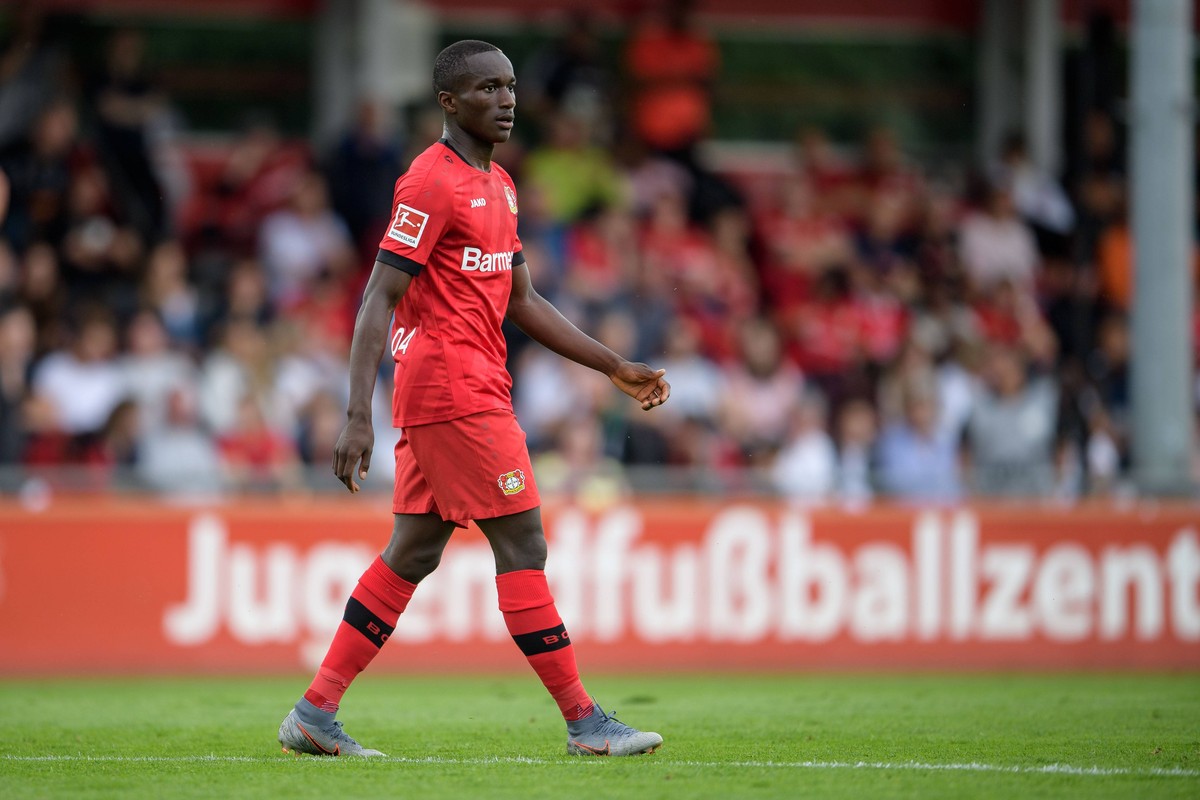 Bayer 04 Leverkusen vs KAS Eupen, Testspiel, Fussball Bundesliga, 13.07.2019 Moussa Diaby von Leverkusen beim Testspiel von Bayer 04 Leverkusen gegen Fortuna Sittard am 13.07.2019, , Leverkusen NRW De ...