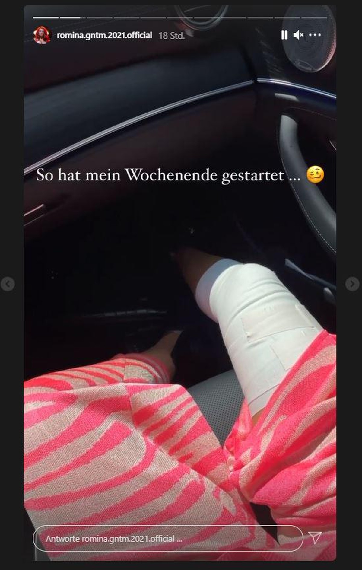Romina auf Instagram