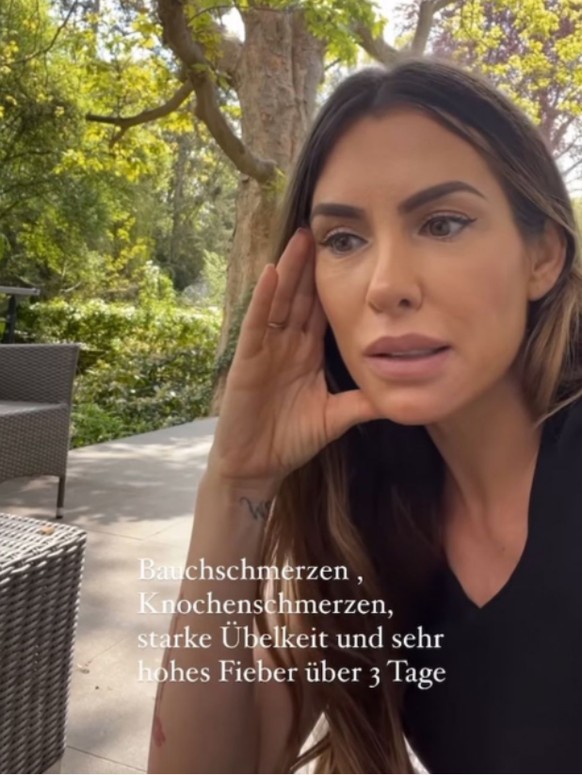 Anna-Maria berichtet af Instagram von der Erkrankung ihres Sohnes.