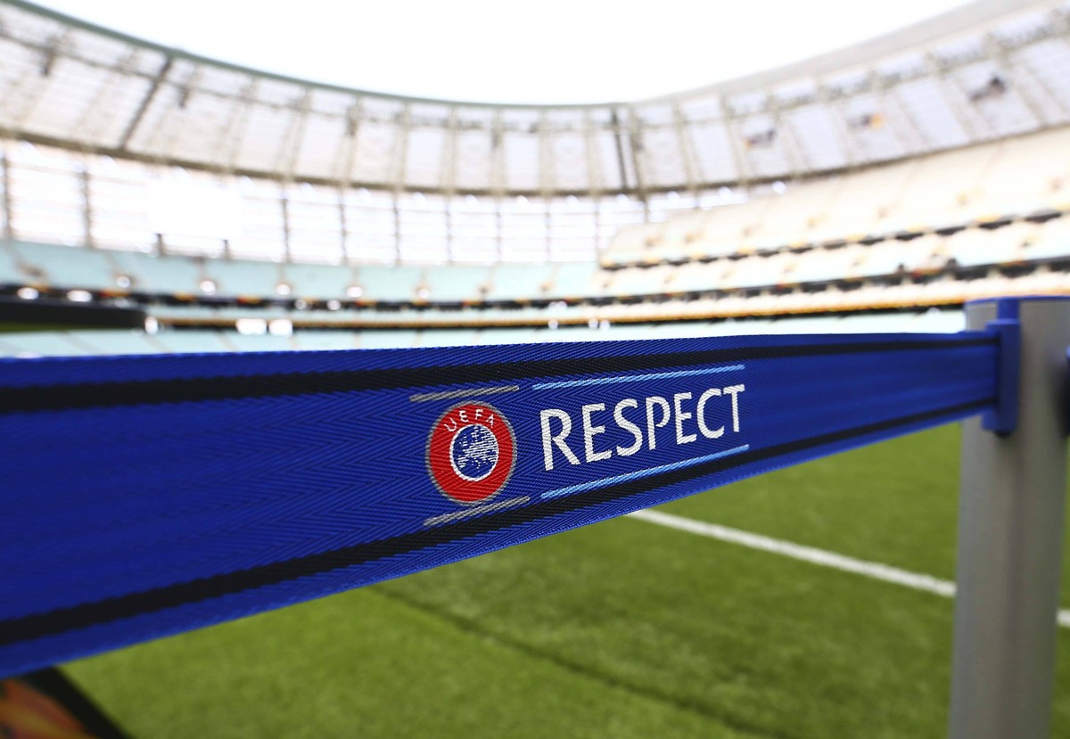 SOCCER - EL, Chelsea vs Arsenal BAKU,AZERBAIJAN,28.MAY.19 - SOCCER - UEFA Europa League, final, Chelsea FC vs Arsenal FC, preview. Image shows a lettering. PUBLICATIONxINxGERxHUNxONLY GEPAxpictures/xC ...