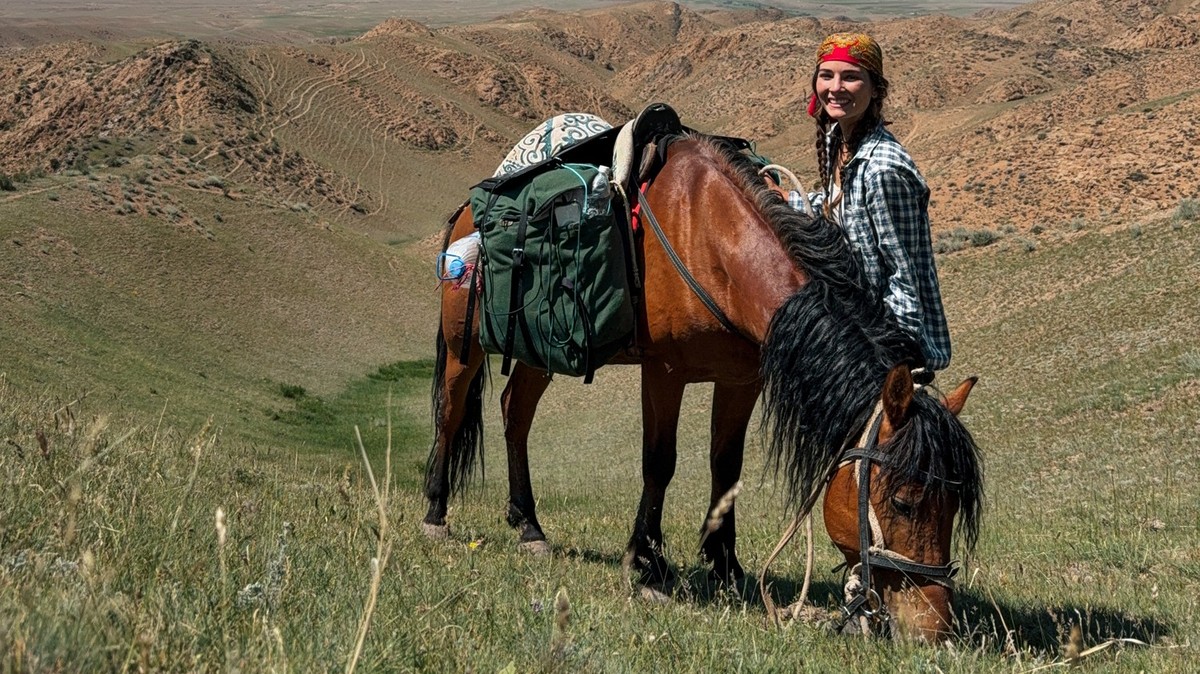 Valerie ist mit ihrem Pferd Zul alleine durch Kirgisistan gereist.