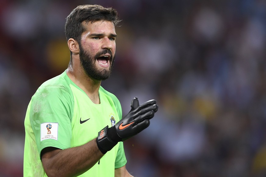 Photo LaPresse - Fabio Ferrari June 27, 2018 Moscow ( Russia Federation ) Russia 2018 - Coppa del Mondo FIFA - Serbia vs Brazil - Spartak Stadium. in the pic:Becker Alisson (Brazil) PUBLICATIONxINxGER ...