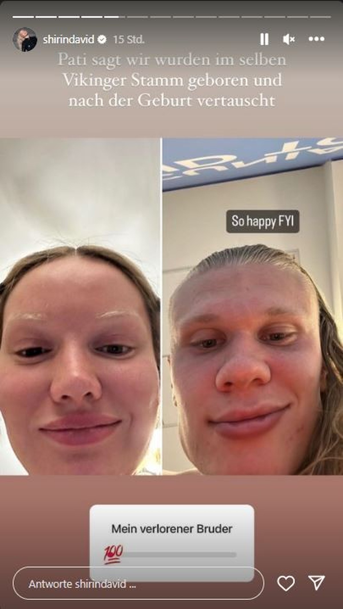 Shirin David und Erling Haaland