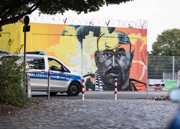 In Berlin wurde ein Wandbild zum Gedenken an den getöteten Nidal R. erstellt.&nbsp;