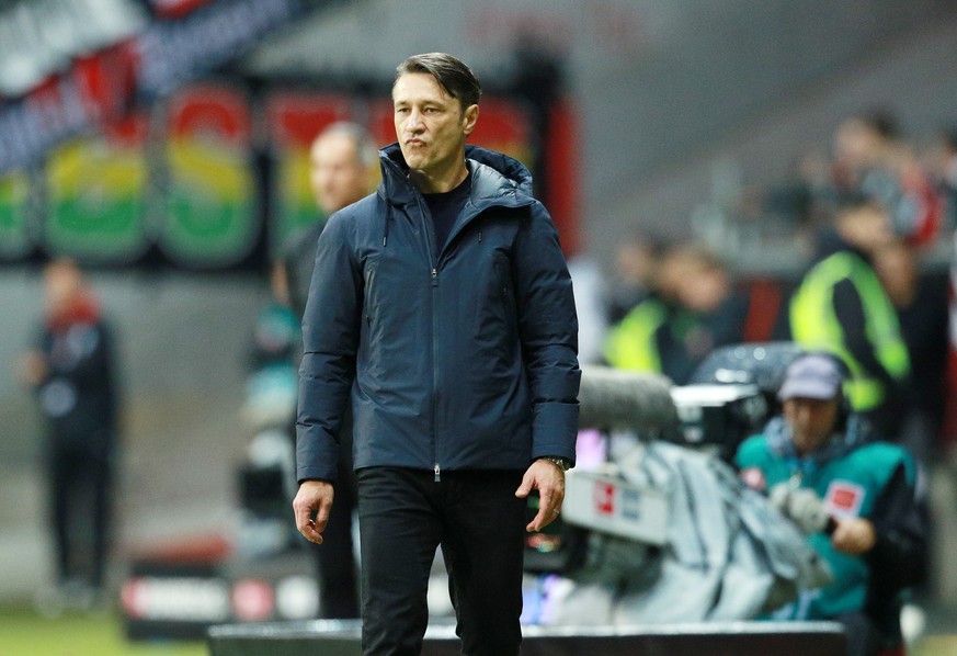 Niko Kovac war bei der Rückkehr nach Frankfurt sichtlich bedient.