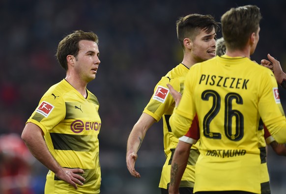 Fassungslos: Götze, Weigl und Piszczek (v.l.n.r.)