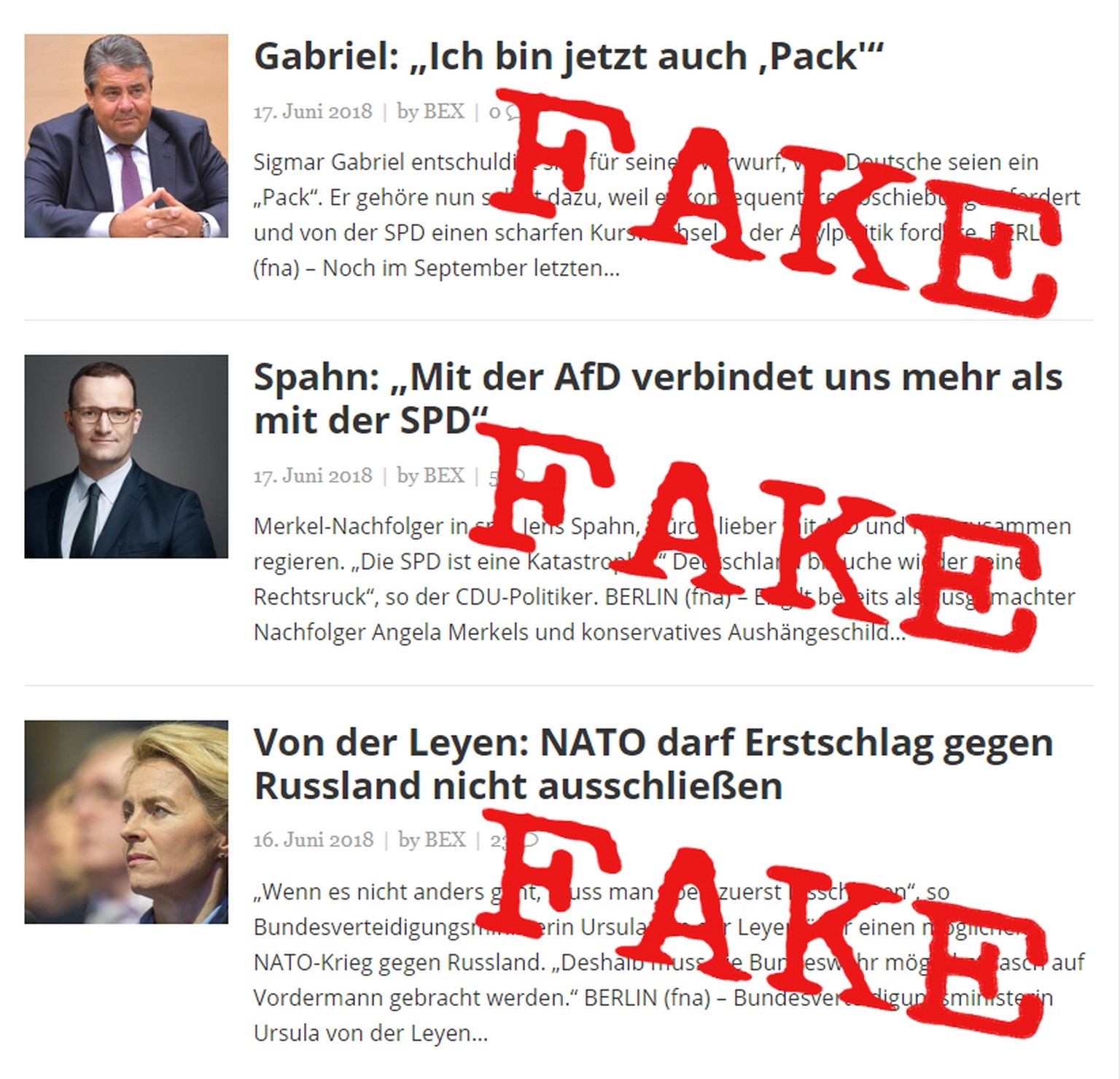 Der Berliner Express Postet Falsche Politiker Zitate Watson