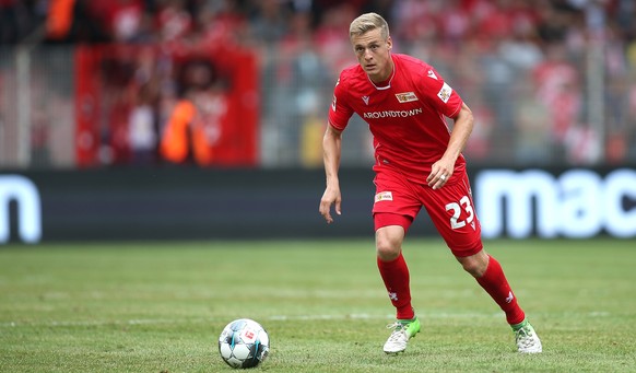 ARCHIV - 06.07.2019, Berlin: Fu�ball, Testspiele: 1. FC Union Berlin - Br�ndby IF. Berlins Felix Kroos l�uft mit dem Ball �ber das Feld. F�r den fr�heren Unioner k�me der Einzug der Berliner in die Ch ...