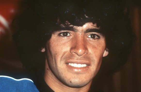 Diego Maradona im Jahr 1981.