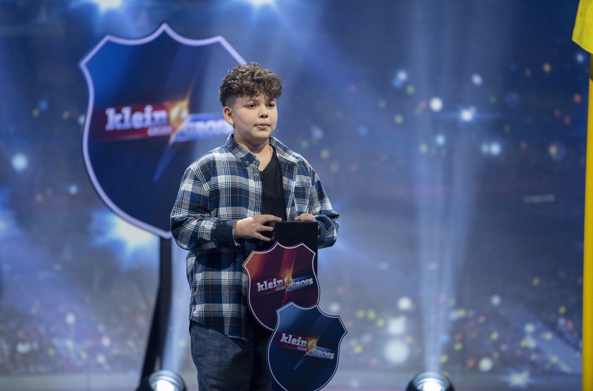 ARD/NDR KLEIN GEGEN GROSS - DAS UNGLAUBLICHE DUELL, am Samstag (02.03.24) um 20:15 Uhr im ERSTEN.
Sofian (11 Jahre)
© NDR/Thorsten Jander, honorarfrei - Verwendung gemäß der AGB im engen inhaltlichen, ...