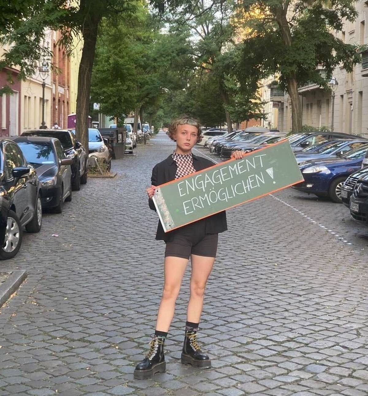 Lucie engagiert sich seit vier Jahren für mehr Klimaschutz und soziale Gerechtigkeit.