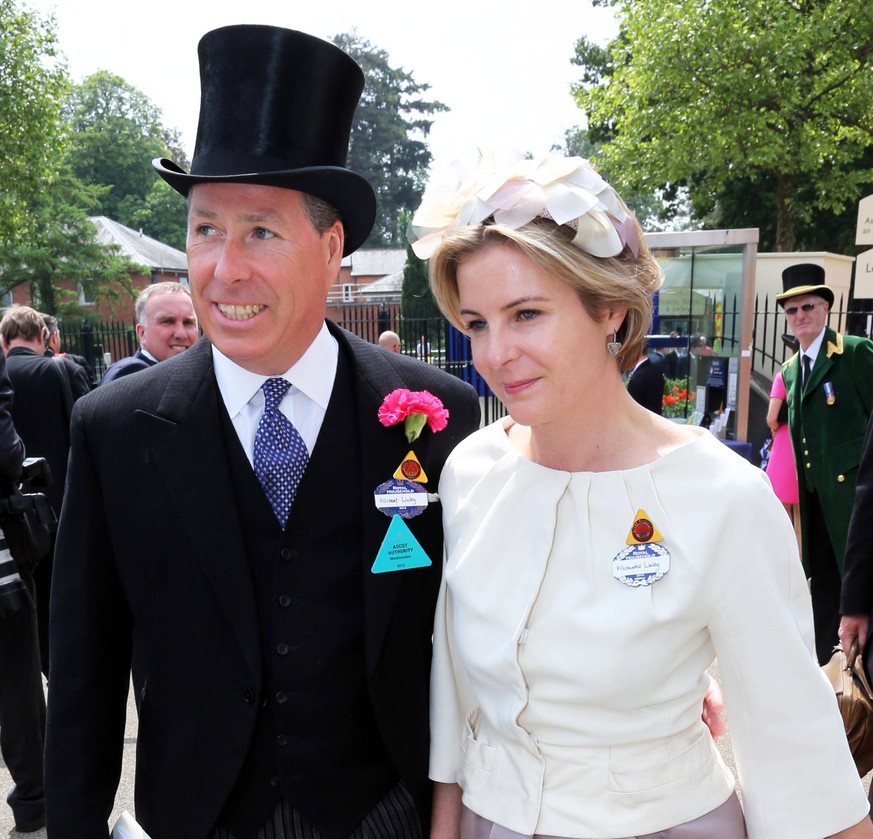 Bildnummer: 59867709 Datum: 19.06.2013 Copyright: imago/i Images
David Armstrong-Jones, Viscount Linley and Viscountess Serena Linley on the second day of Royal Ascot, Wednesday,19th June 2013 Picture ...