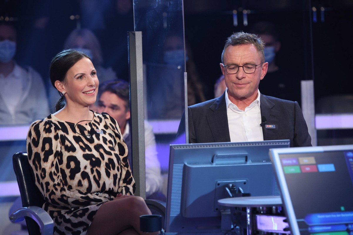 &quot;Wer wird Millionär?&quot;: Sabrina Mockenhaupt und Ralf Rangnick.