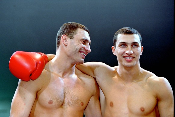 Die Brüder Wladimir und Vitali. 