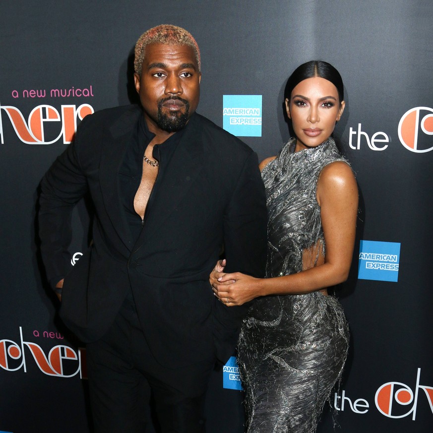 Kanye West and Kim Kardashian arriving at The Cher Show Broadway opening night in New York City - Dec 3, 2018 - The Cher Show Opening Night 2018, New York New York United States Neil Simon Theatre PUB ...