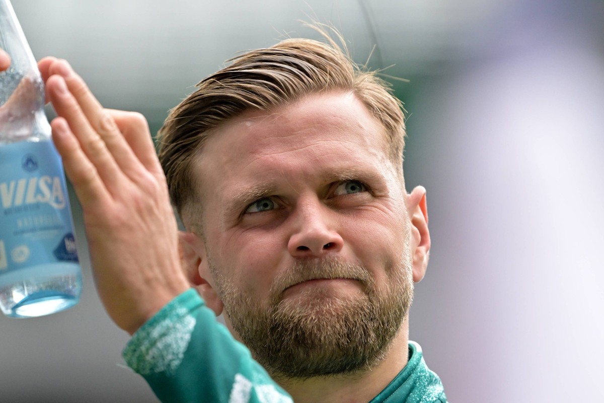 GER, 1. FBL, SV Werder Bremen vs 1.FC Koeln / 20.05.2023, wohninvest Weserstadion, Bremen, GER, 1. FBL, SV Werder Bremen vs 1.FC Koeln im Bild / picture shows Spielende. Endstand 1:1 Niclas Füllkrug/F ...
