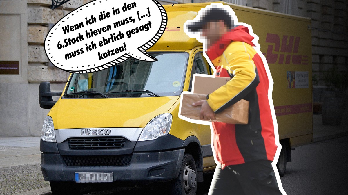 DHLBote packt aus, wieso Pakete und Post vor Weihnachten oft nicht