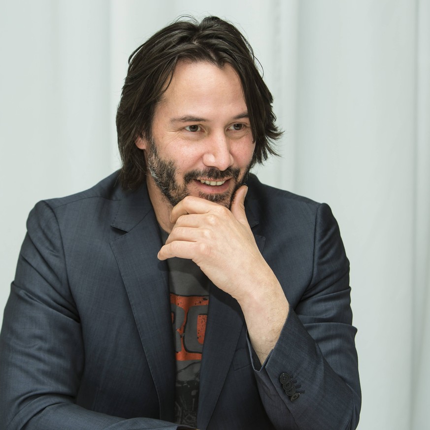 January 27, 2017 - Hollywood, California, U.S. - KEANU REEVES promotes John Wick Chapter 2. Keanu Charles Reeves (born September 2, 1964 - Lebanon)is an American-Canadian actor, producer, and musician ...
