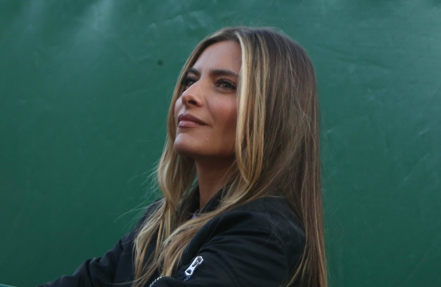 Sophia Thomalla, girlfriend of Alexander Zverev of Germany during the Rolex Monte-Carlo Masters 2022, ATP, Tennis Herren Masters 1000 tennis tournament on April 13, 2022 at Monte-Carlo Country Club in ...